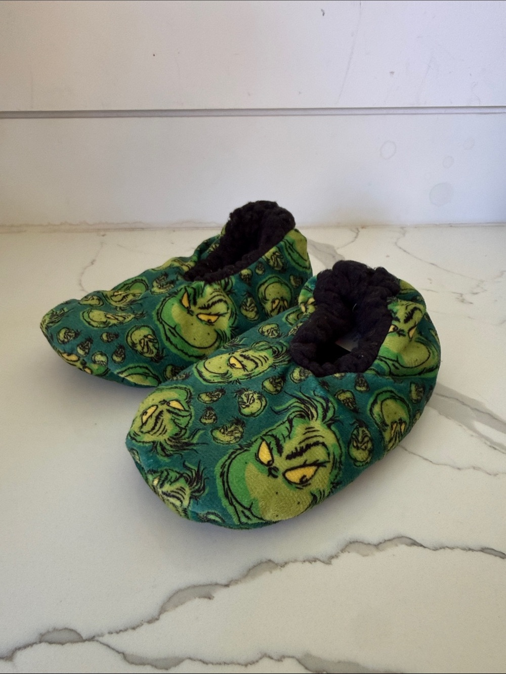 The Grinch Kids Christmas Slippers